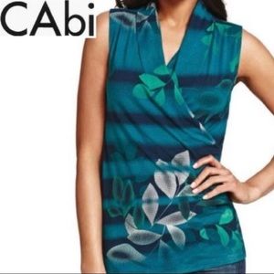 Cabi Crossover Botanical Stretch Top | Size Small | #941